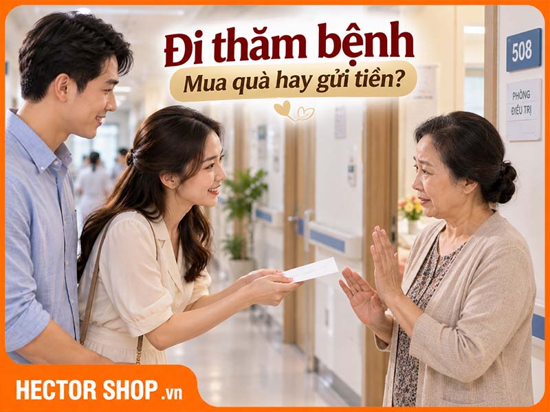 Đi thăm bệnh nên đưa tiền hay mua quà? Chọn sao cho phù hợp