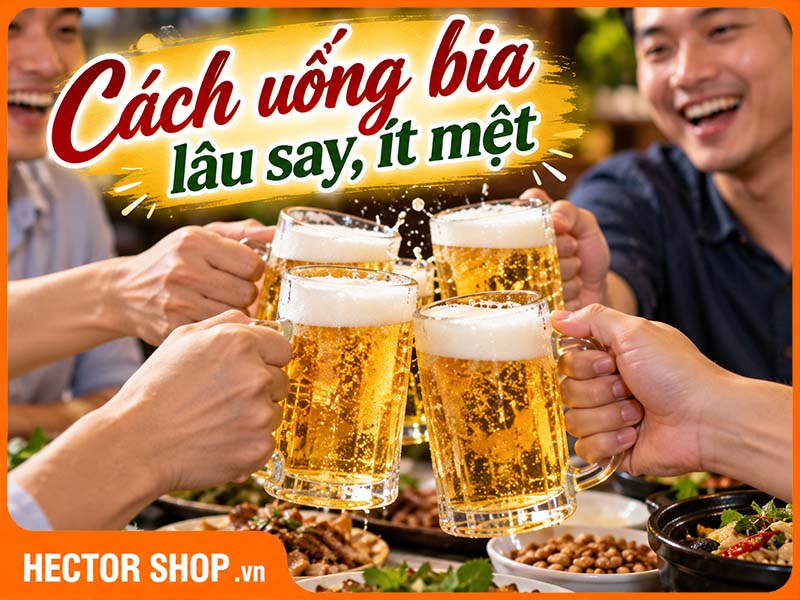 Cách uống bia không say: 7 cách giúp bạn lâu say hơn