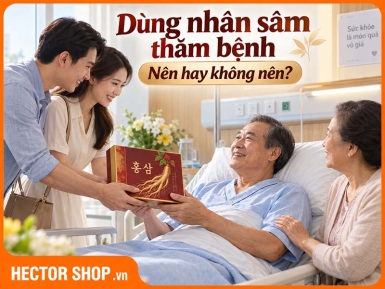 Đi thăm bệnh có nên mua sâm không? Cần biết trước khi chọn