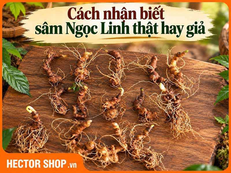 Cách phân biệt Sâm Ngọc Linh thật giả, tránh mua nhầm